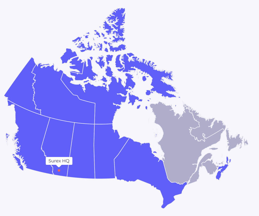 map of canada