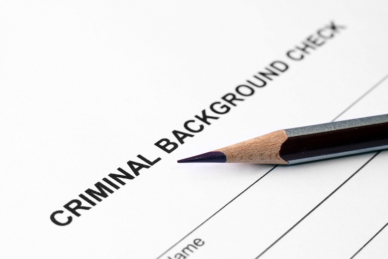 Pencil by criminal background check