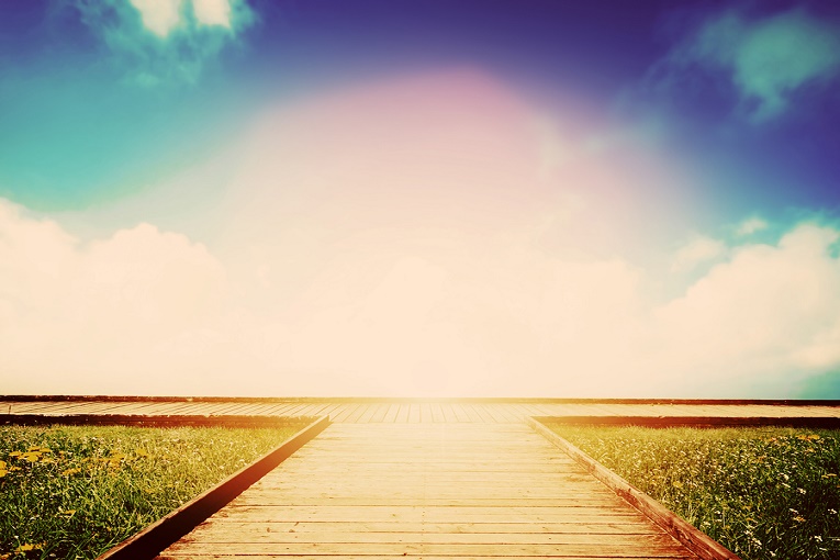 "open road rising sun"