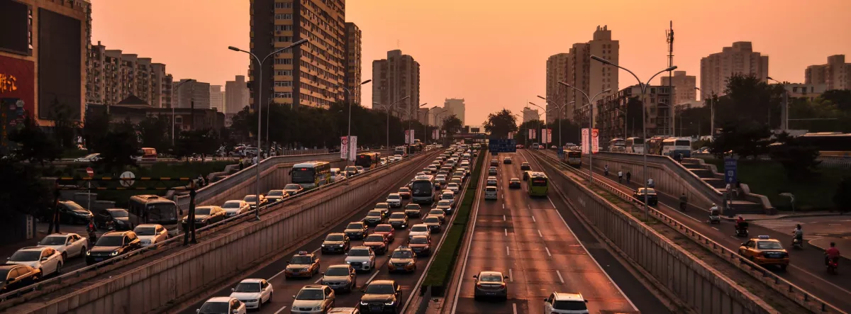 cars on road