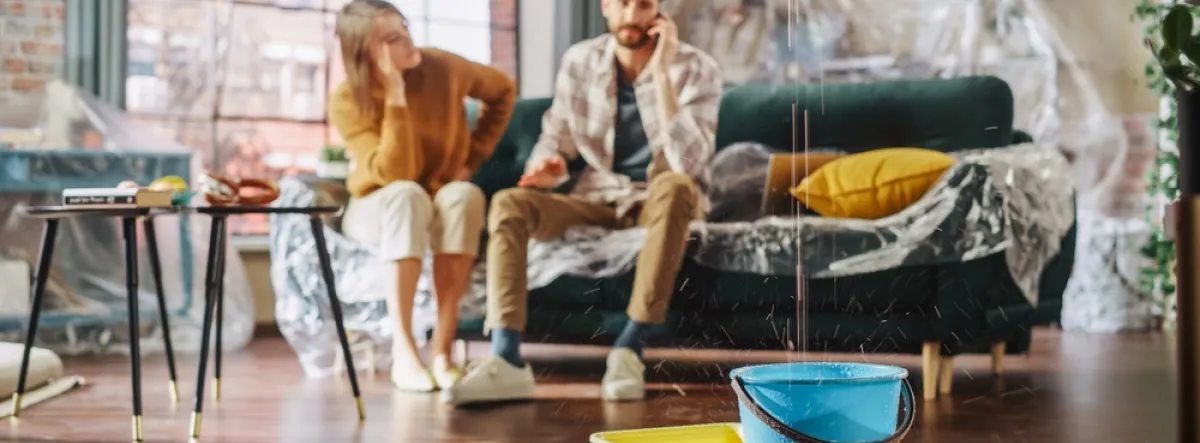 living room flood
