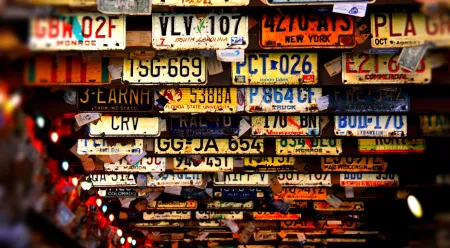 customized license plate