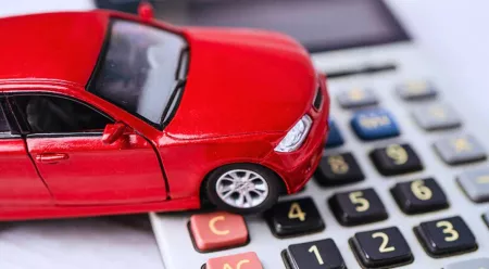 car on calculator