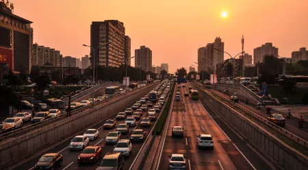 cars on road
