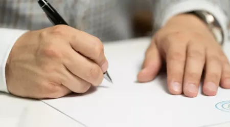 signing the deal