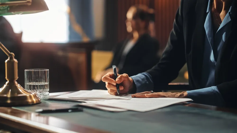 Court case trial